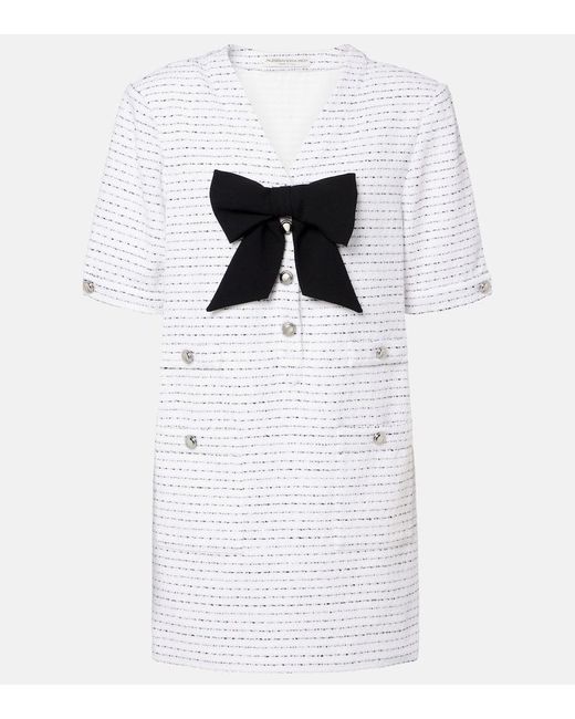 Abito Corto di Alessandra Rich in White
