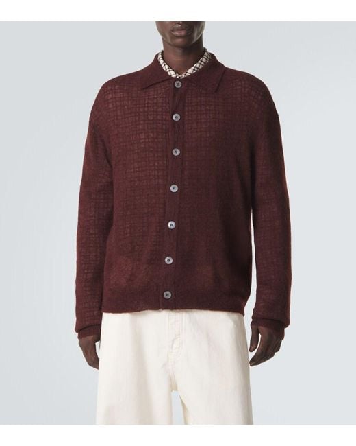 Studio Nicholson Purple Hamto Cardigan for men