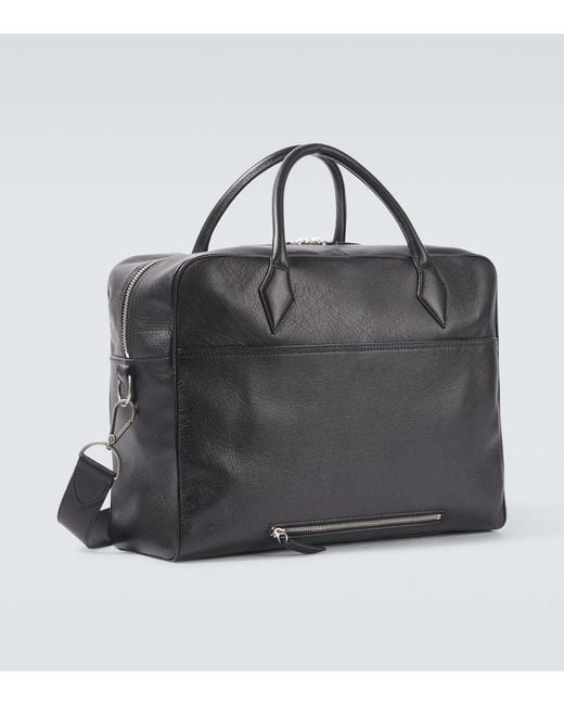 Metier Aktentasche Closer Aus Leder in Black für Herren