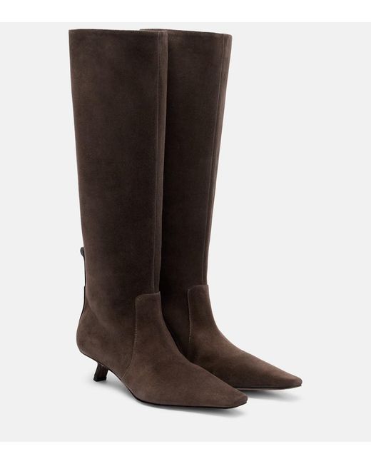 Bottes Monili En Daim Brunello Cucinelli en coloris Brown