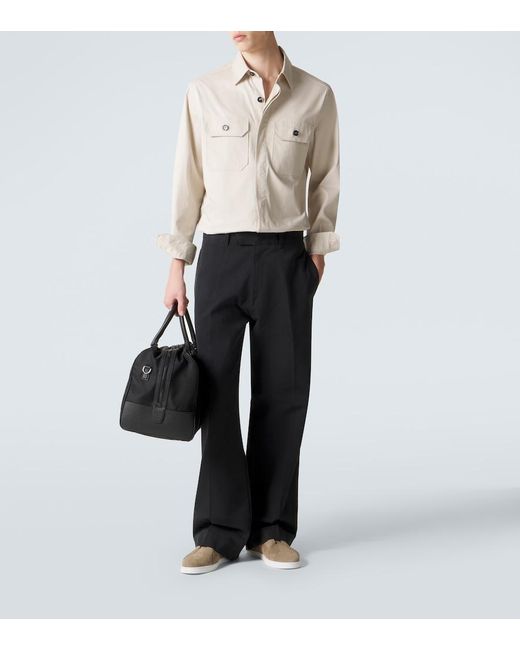Magnanni Shoes Natural Open Suede Sneakers for men