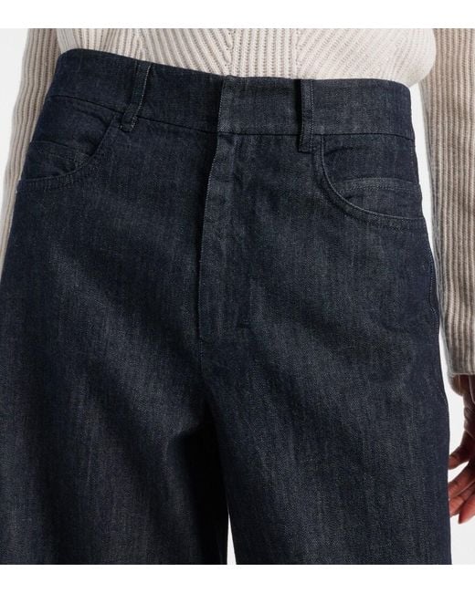 Max Mara Blue John Wide-Leg Jeans
