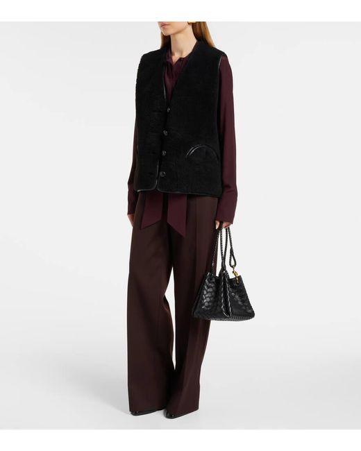 Blazé Milano Black Weste Gliss Aus Shearling
