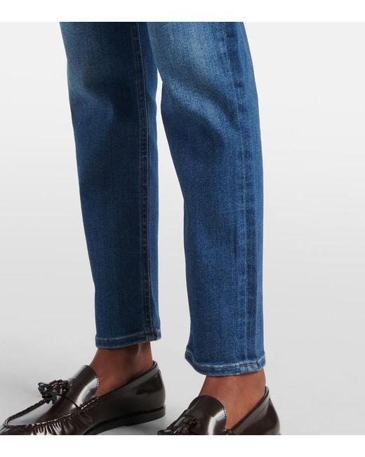 Citizens of Humanity Blue Isola High-Rise Skinny Jeans