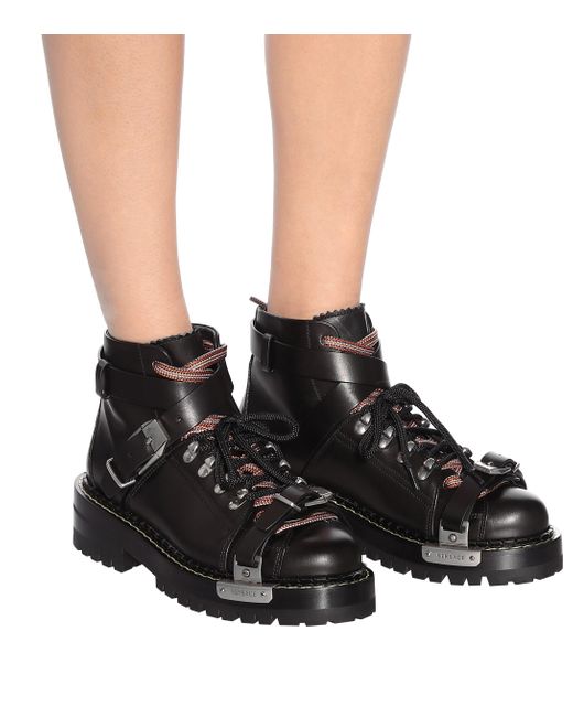 versace black boots