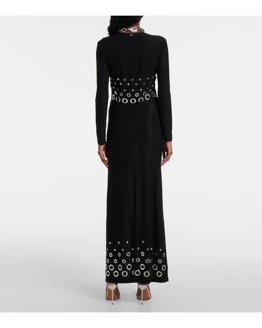 Rabanne Black Embellished Top