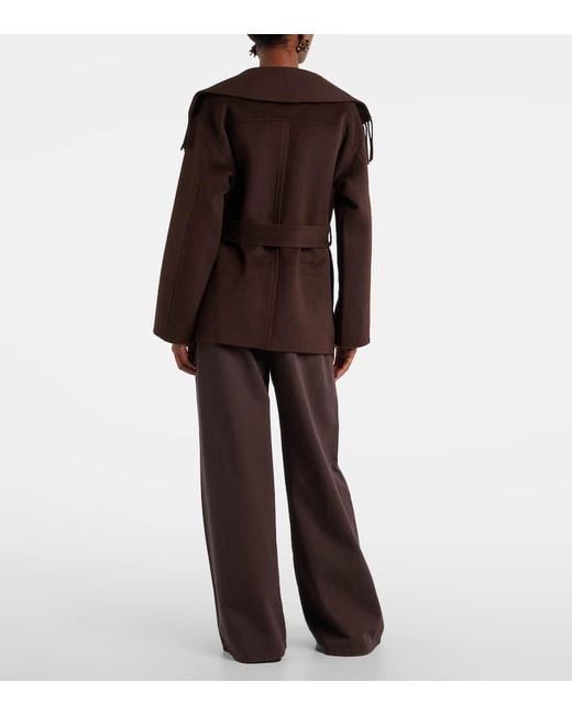Jonathan Simkhai Brown Jacke Rowen Aus Einem Wollgemisch