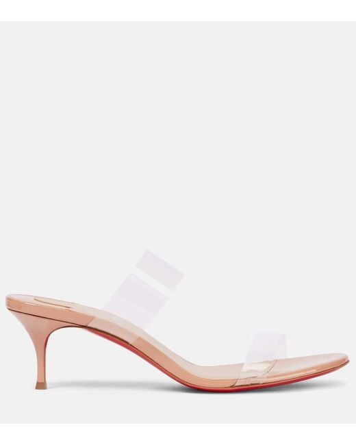 Christian Louboutin Pink Sandalen Just Nothing 55