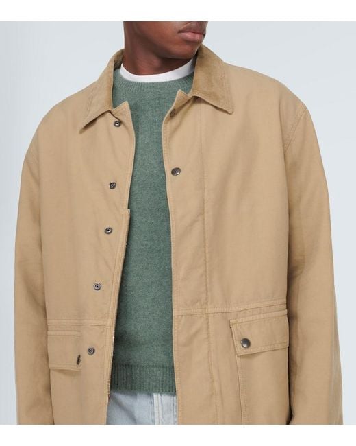 The Row Natural Frank Cotton Canvas Field Jacket for men