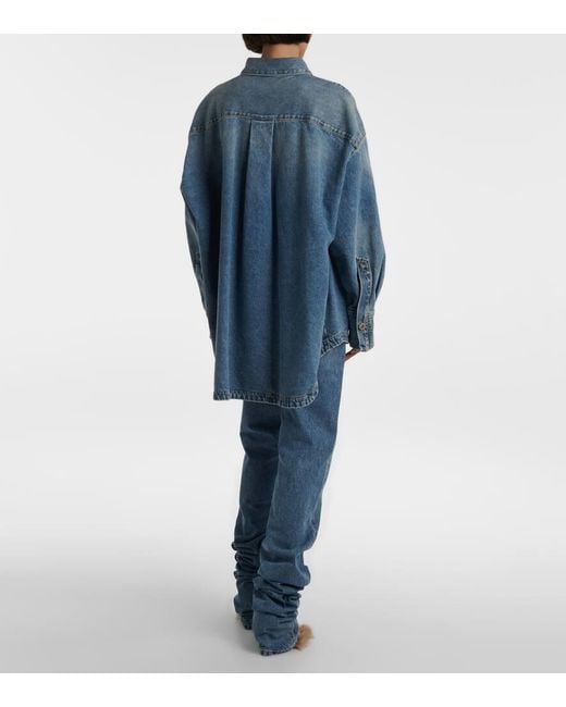 The Attico Blue Jeanshemd Diana