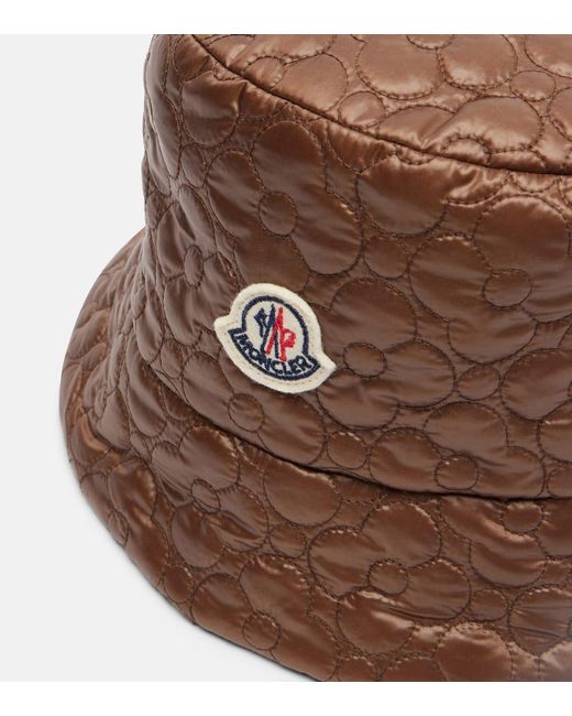 Moncler Brown Padded Reversible Bucket Hat