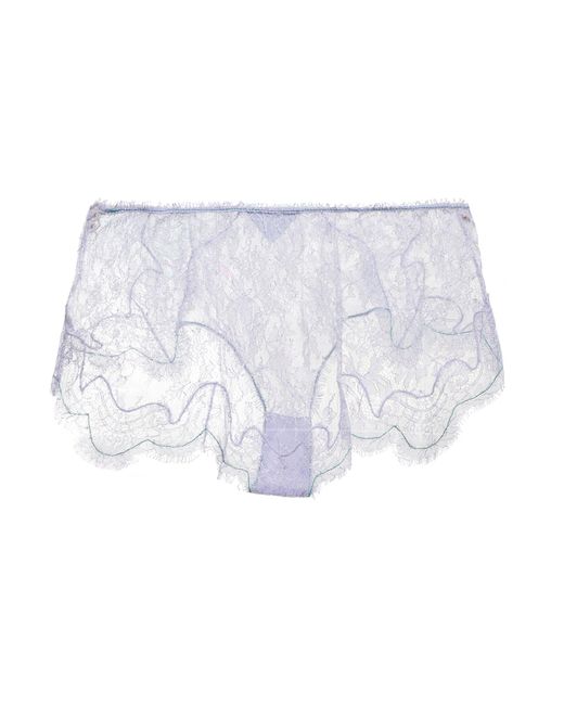 Bottega Veneta Lace Briefs In Wisteria White Lyst