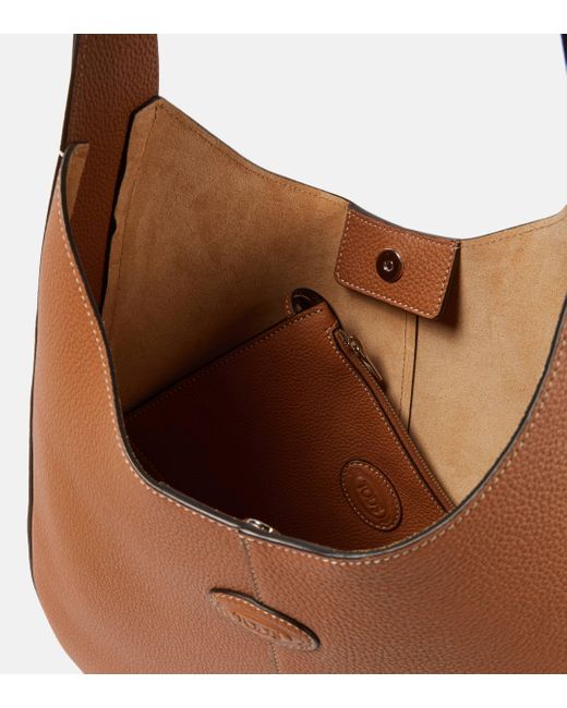 Tod's Brown Dbs Leather Shoulder Bag