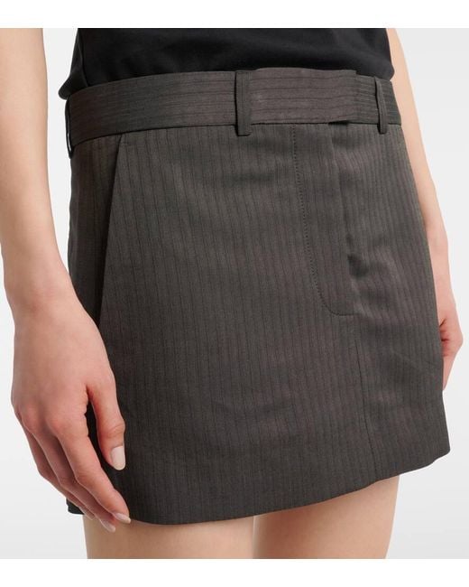 Acne Black Cotton Minidress