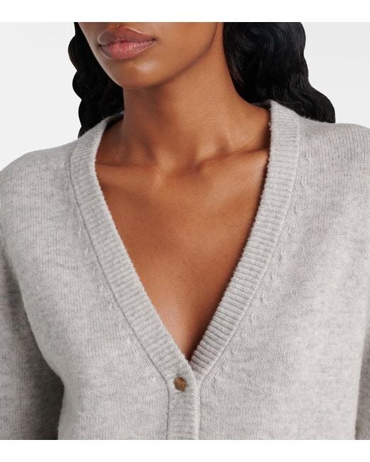 Vince White Wool And Cashmere Cardigan