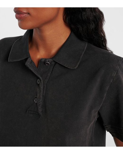 J.W. Anderson Black Polohemd Aus Baumwoll-Pique