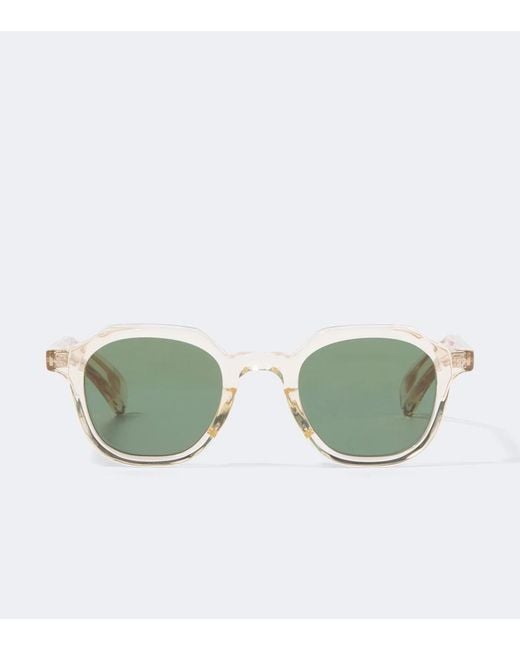 sato Green Perse Round Sunglasses for men