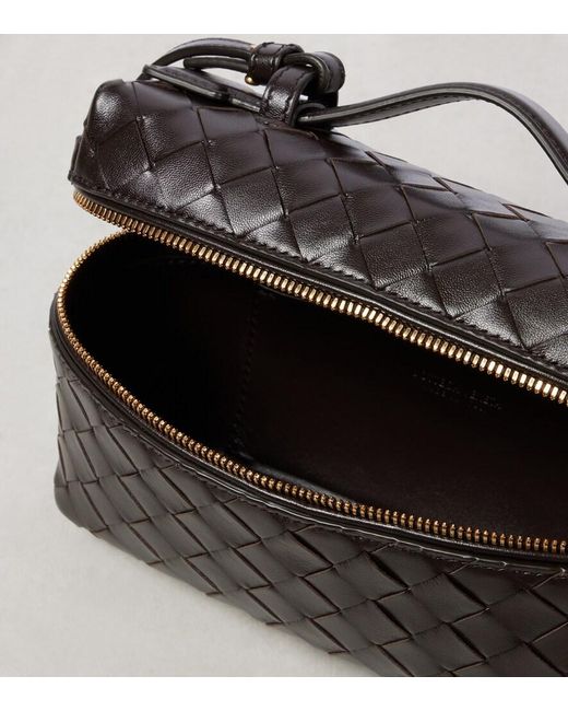 Bottega Veneta Black Bang Bang Intrecciato Leather Vanity Bag