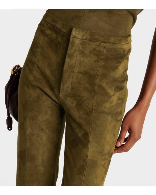 Stouls Brown Kam 24 Suede Flared Pants