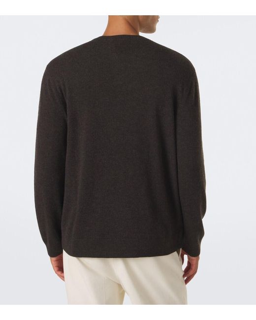 LeKasha Black Colmar Cashmere Sweater for men