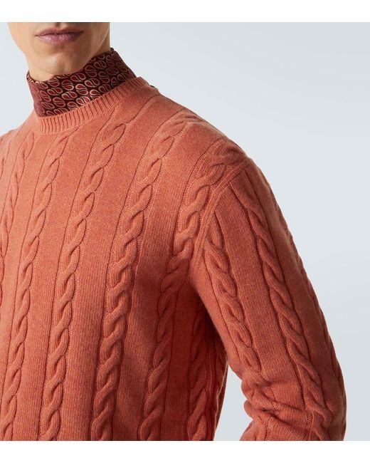 Pullover Cedar di Loro Piana in Orange da Uomo