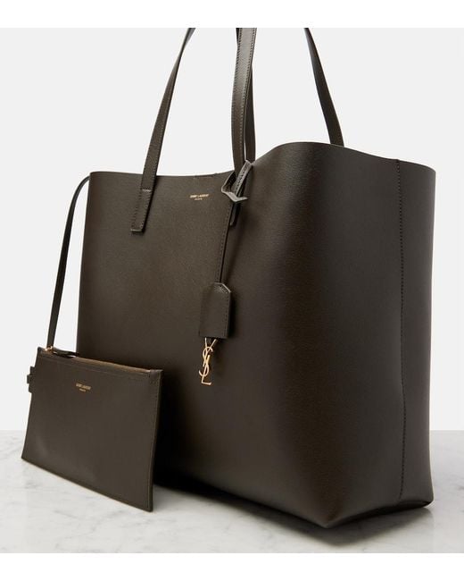 Saint Laurent Black Tote Shopping Large Aus Leder