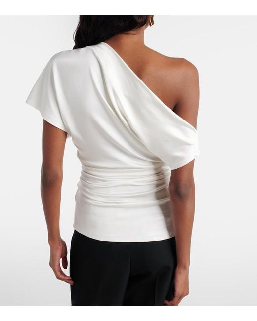 TOVE White Edel Draped Top
