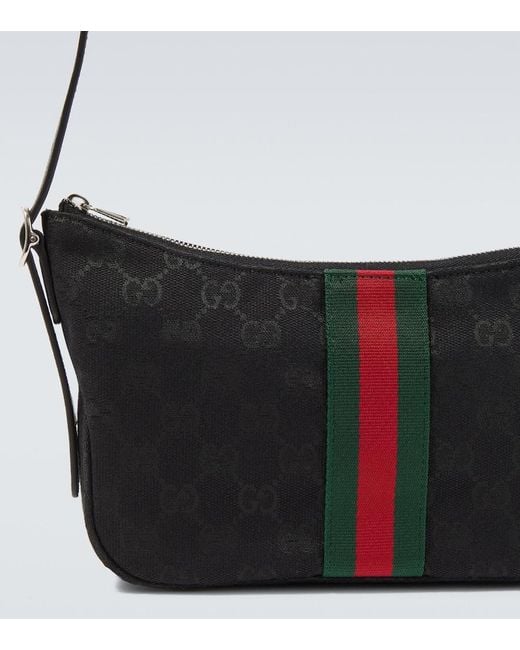 Gucci Crossbody Bag Lunetta Gg Small Aus Canvas in White für Herren