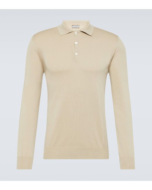 Canali Natural Cotton Polo Shirt for men