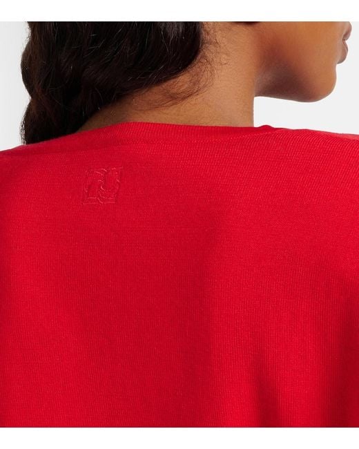 Magda Butrym Red Wool Sweater