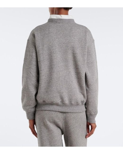 Polo Ralph Lauren Gray Polo Bear Cotton-Blend Sweatshirt