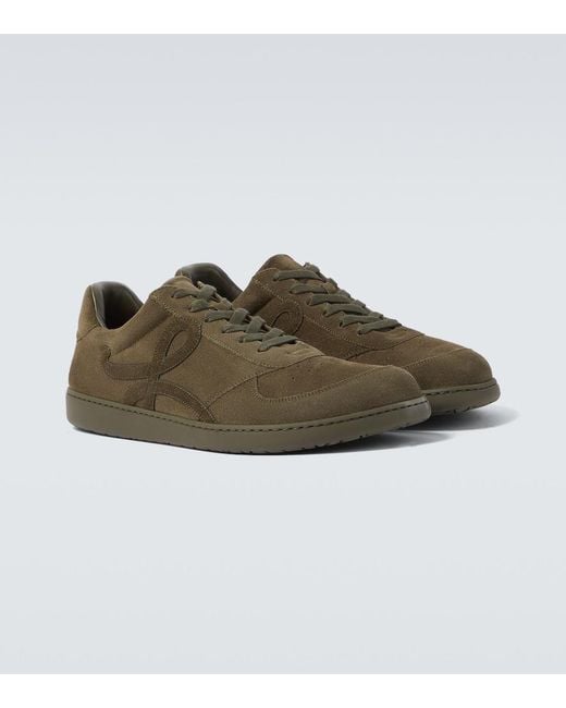 Loewe Sneakers Jambo Aus Veloursleder in Green für Herren
