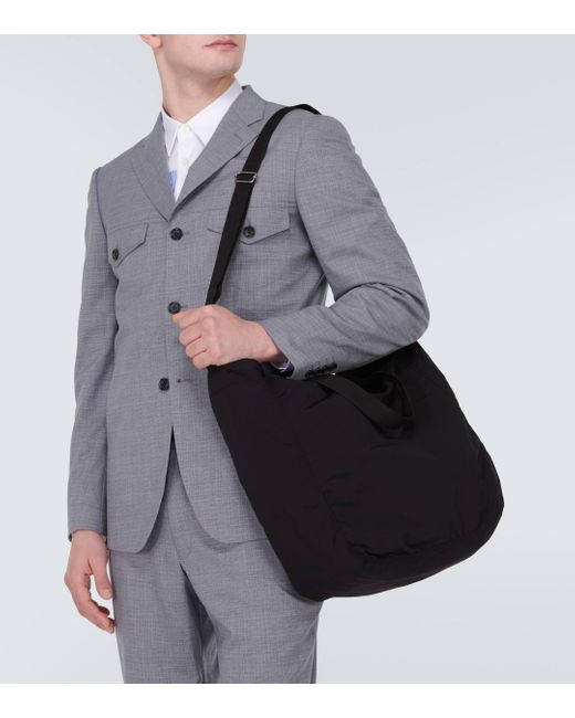 Comme des Garçons Black Grosgrain-trimmed Tote Bag for men