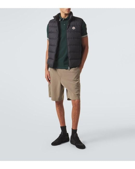 Moncler Black Contrin Down Vest for men