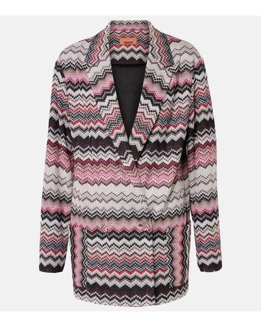 Missoni Multicolor Zigzag Blazer