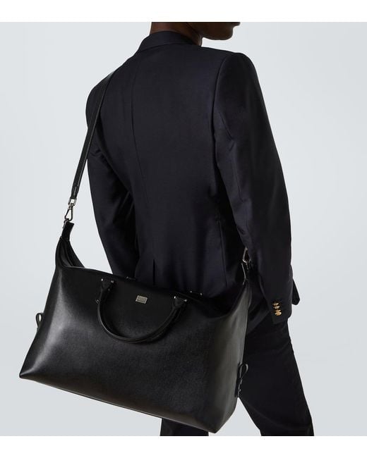 Dolce & Gabbana Weekender Roma Aus Leder in Black für Herren