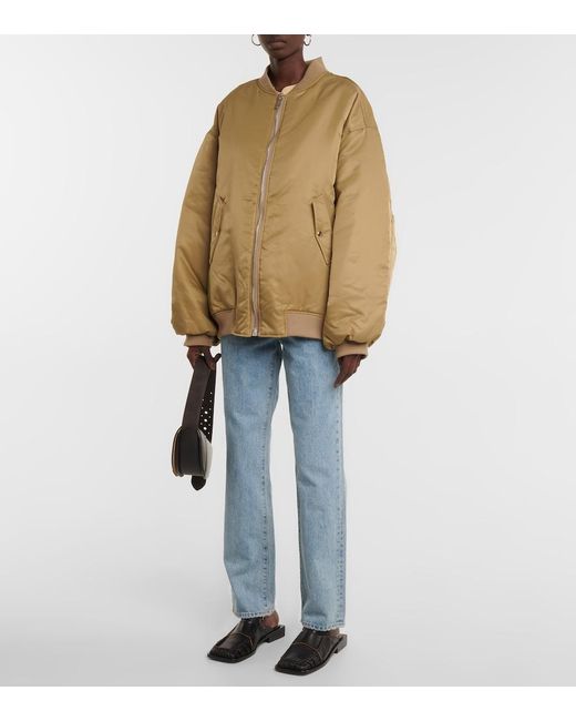 Frankie Shop Natural Astra Technical Bomber Jacket