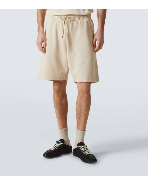 Dries Van Noten Natural Cotton Shorts for men