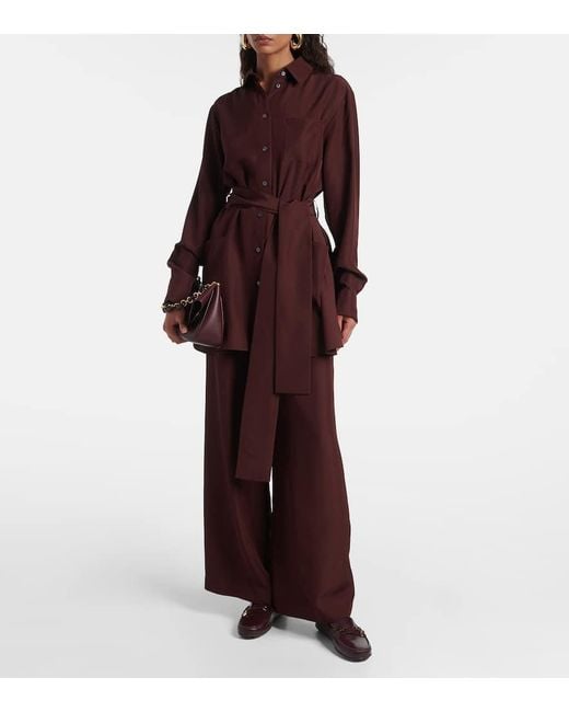 Tod's Brown Gommino Leather Loafers