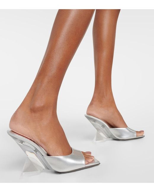 The Attico White Cheope 105Mm Sandals