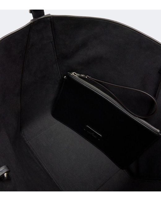 Moncler Black Carlo Suede Shoulder Bag