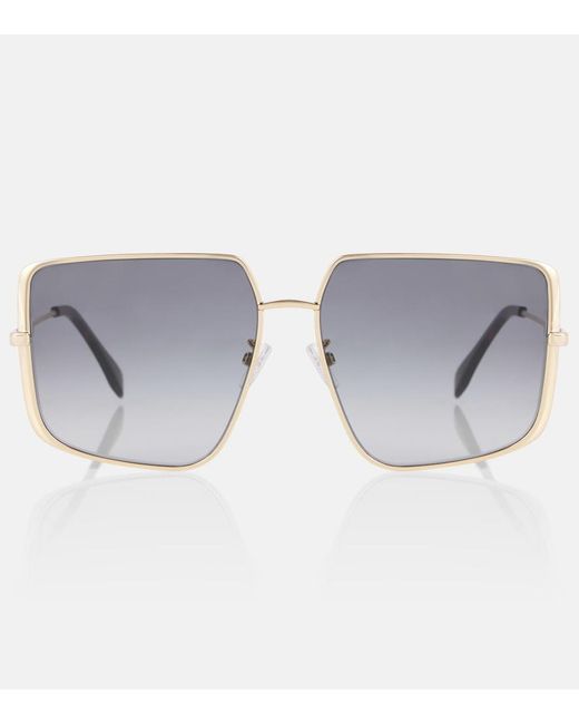 Fendi Gray Square Sunglasses