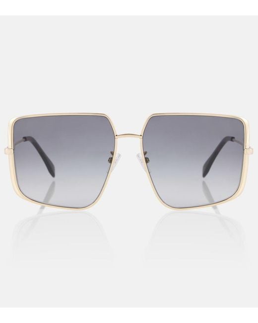 Fendi Gray Square Sunglasses