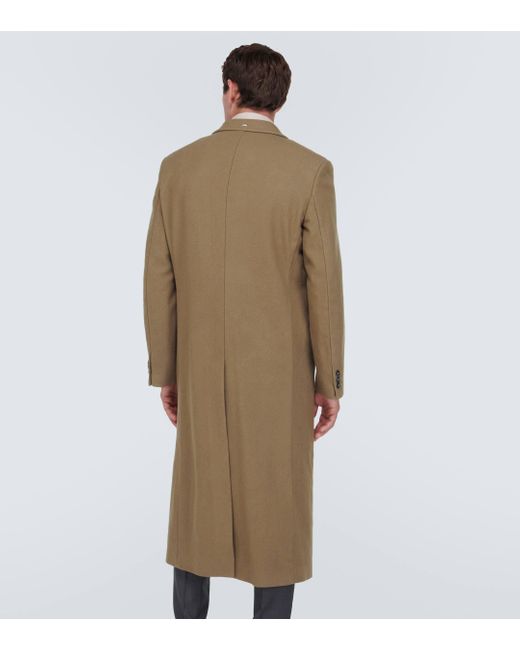 Our Legacy Natural Extended Whale Wool-blend Coat for men