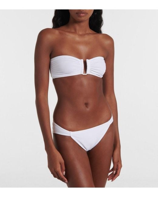 Eres White Cavale Bikini Bottoms