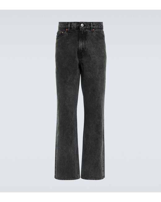Our Legacy Gray High-rise Straight Jeans for men