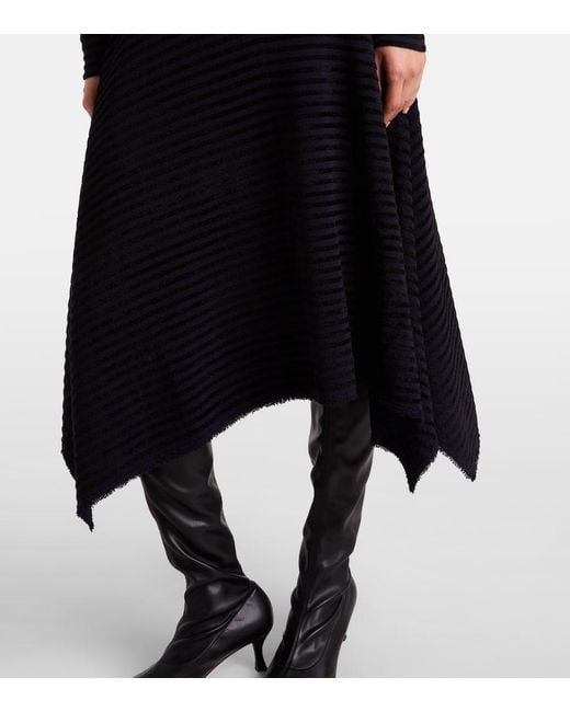 Proenza Schouler Black Midikleid Aus Strick