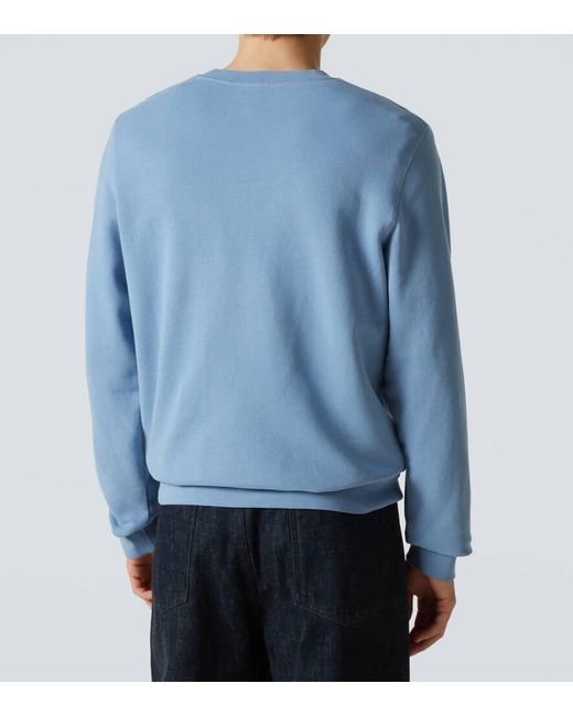 Sudadera De Algodon Sunspel de hombre de color Blue