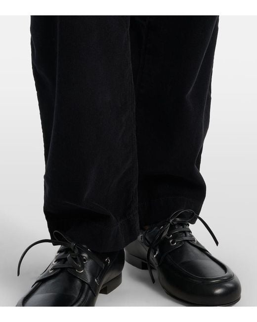 Pantalones De Pana De Algodon Velvet de color Blue