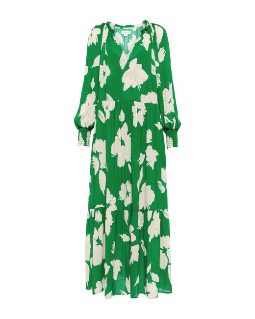 Velvet Green Luella Floral Midi Dress